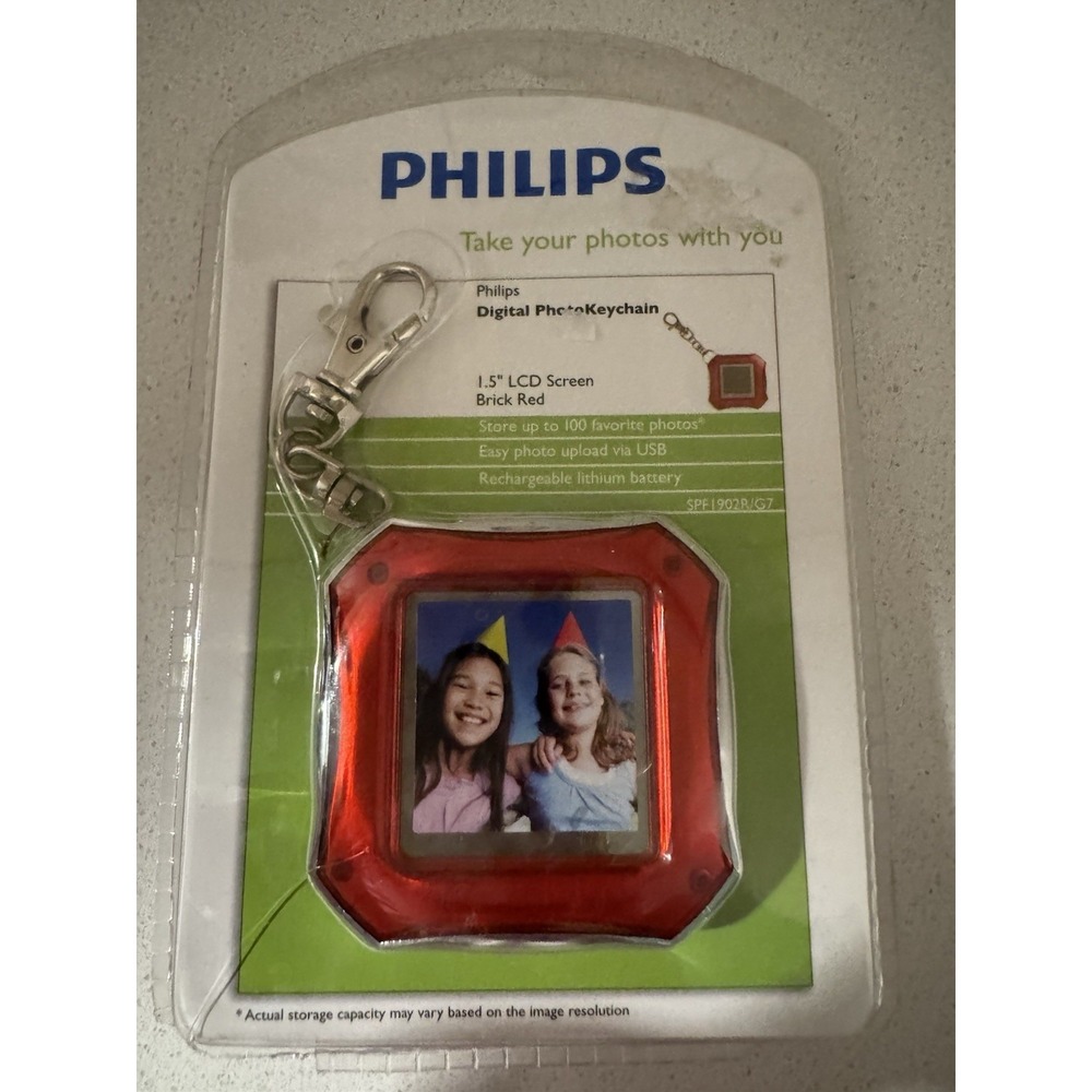 Philips Digital PhotoKeychain 1.5 LCD Screen New In Box - Picture 2 of 3